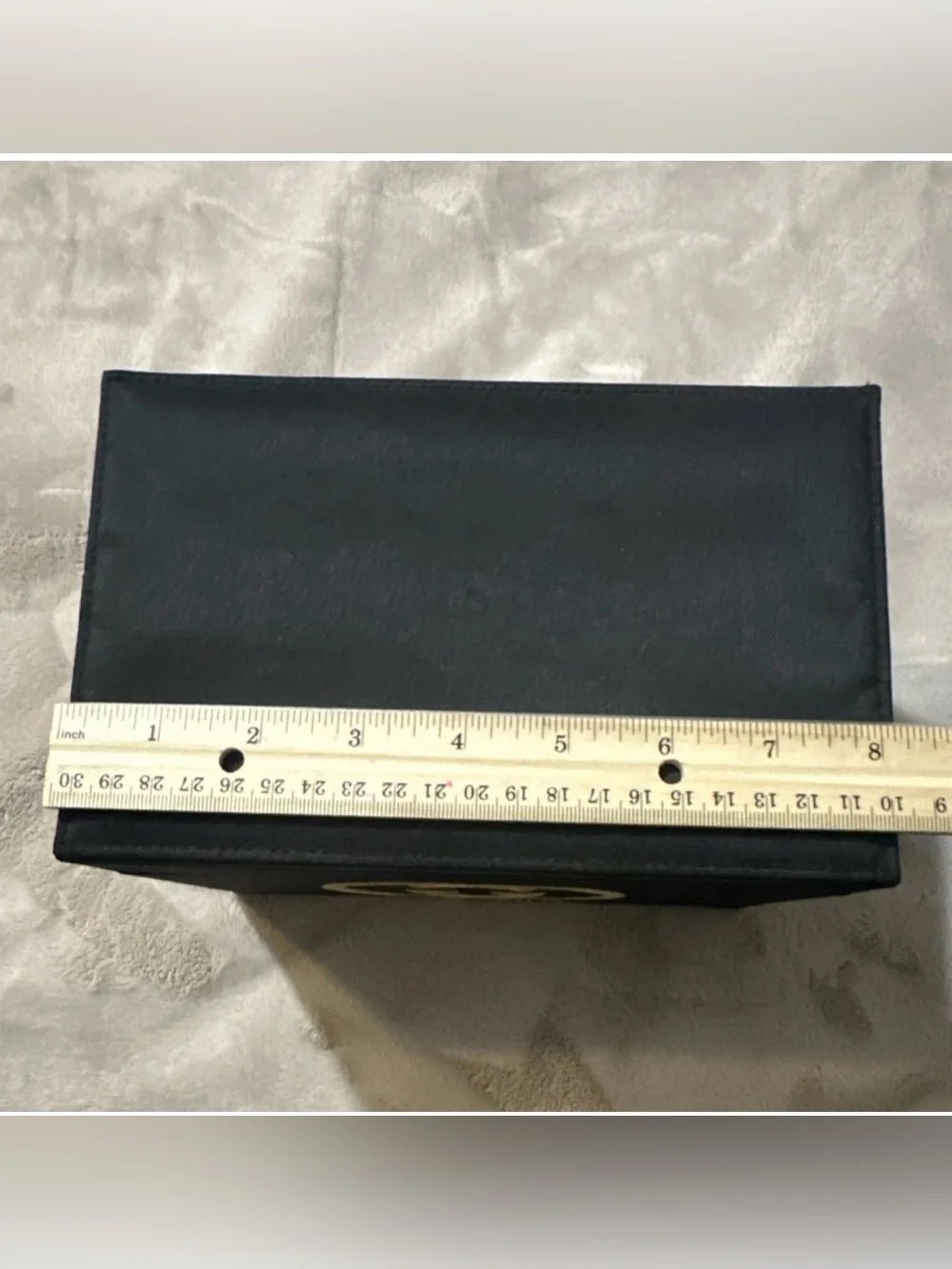 Gucci Black Gold Lined Luxury Fabric Box 🤩STUNNING🖤+6 Gucci Perfumes 1.5ml